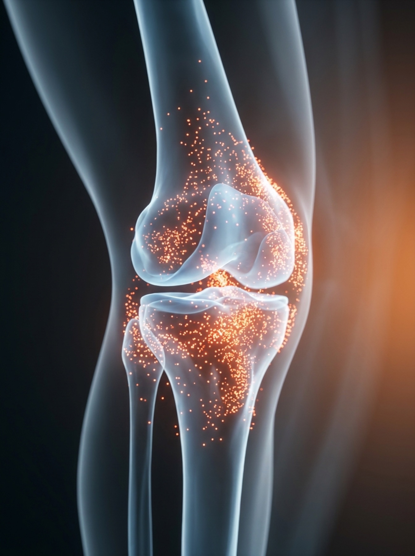 Knee joint regenerating with Passage 3 stem cells